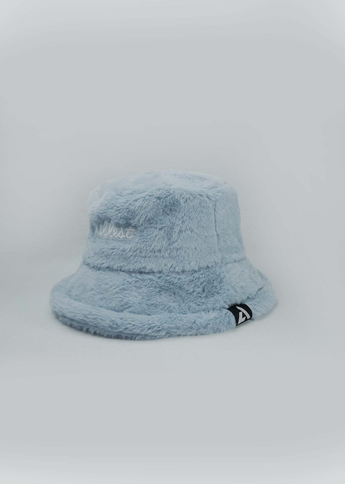 Chillest Faux Fur Bucket Hat Ash Blue