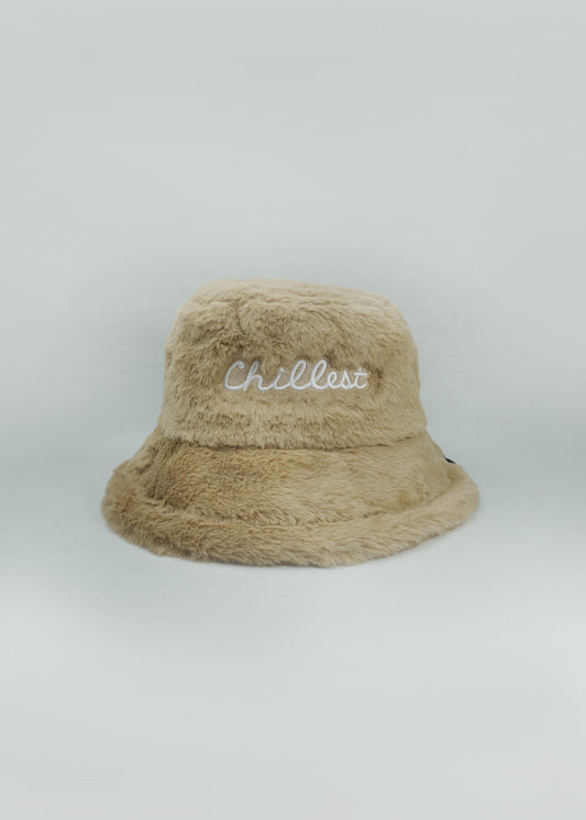 Chillest Faux Fur Bucket Hat Sand