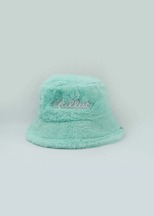 Chillest Faux Fur Bucket Hat Teal