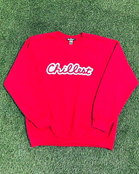 Chillest Red / White Sweat Shirt