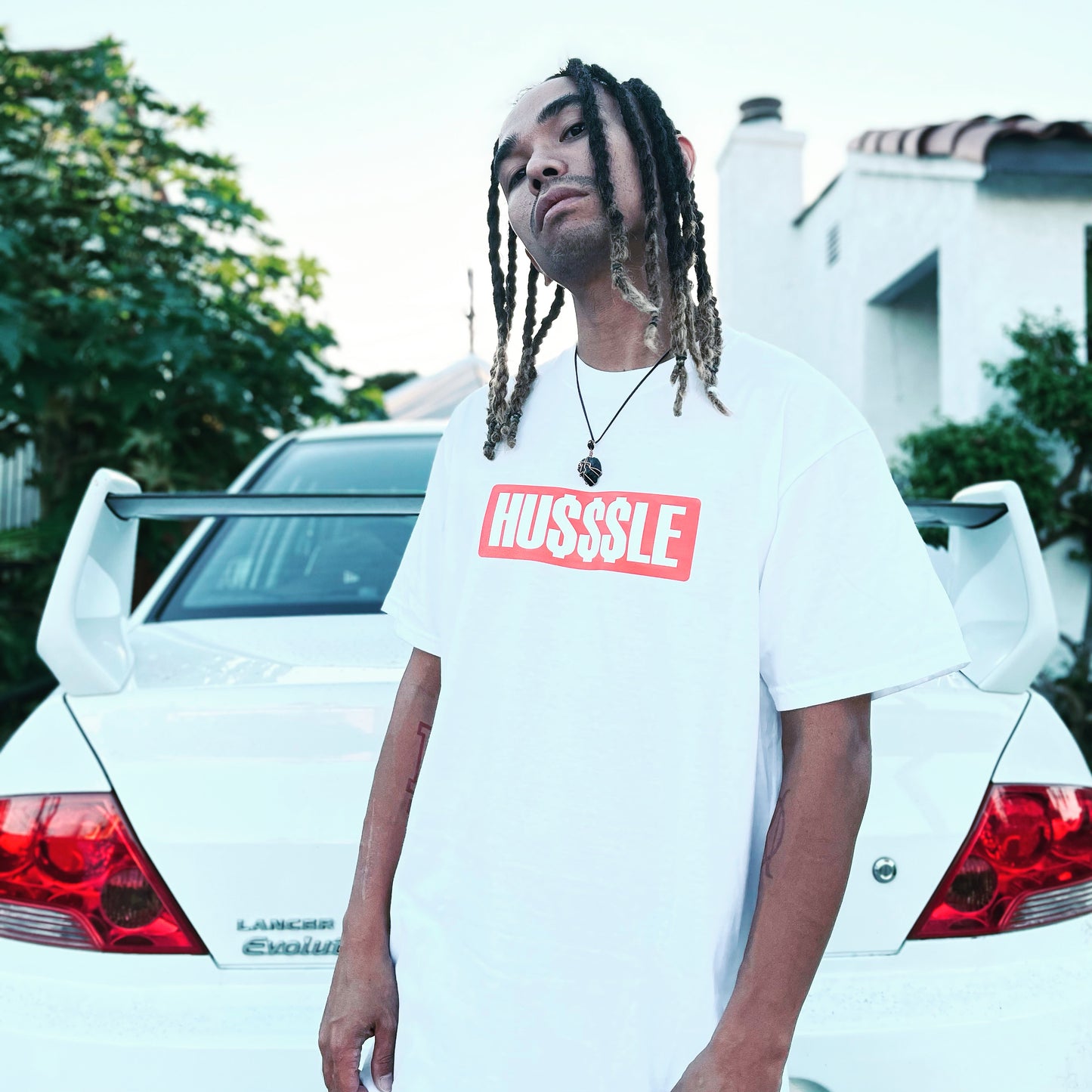 HU$$$LE White Tee