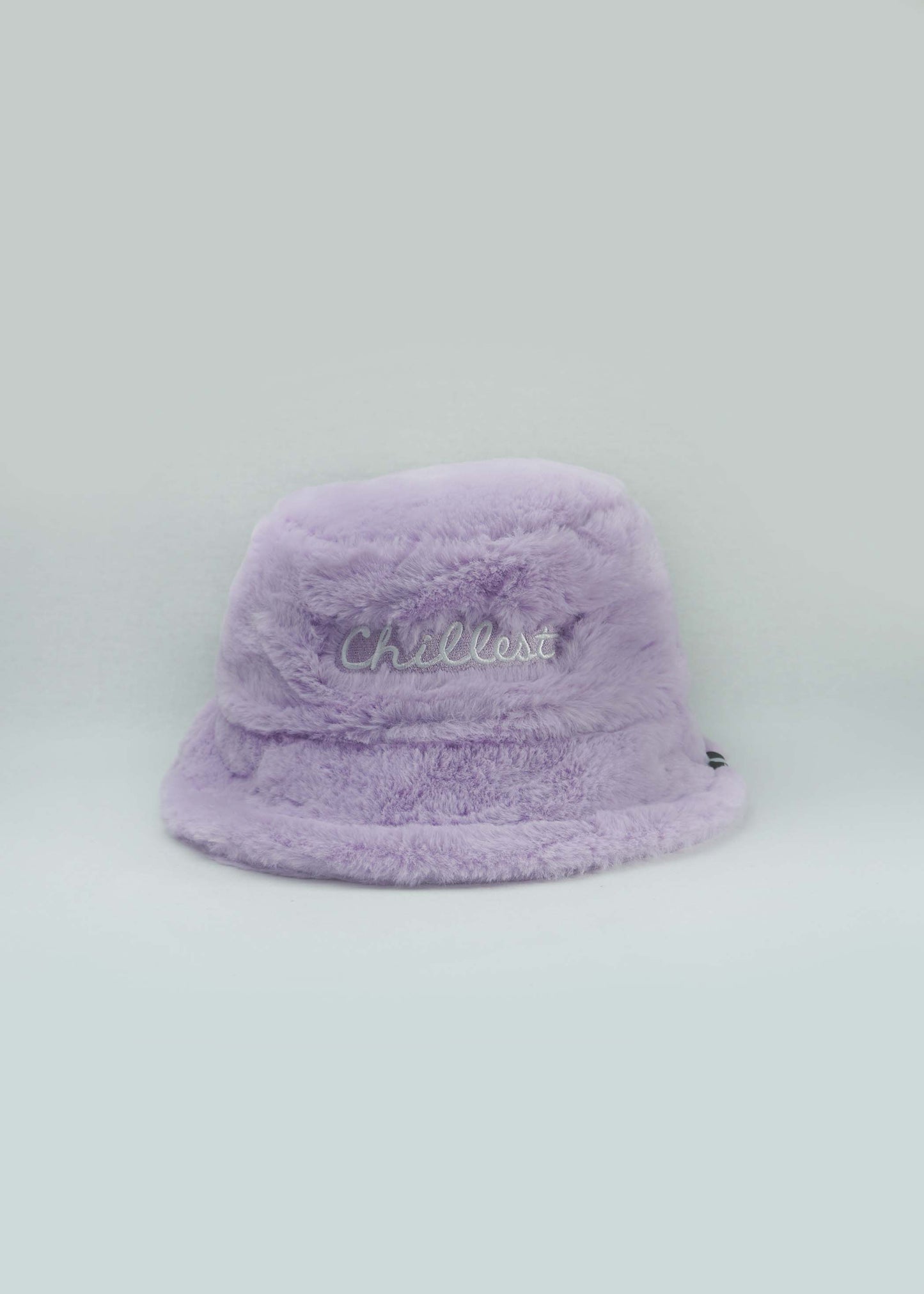 Chillest Faux Fur Bucket Hat Lilac