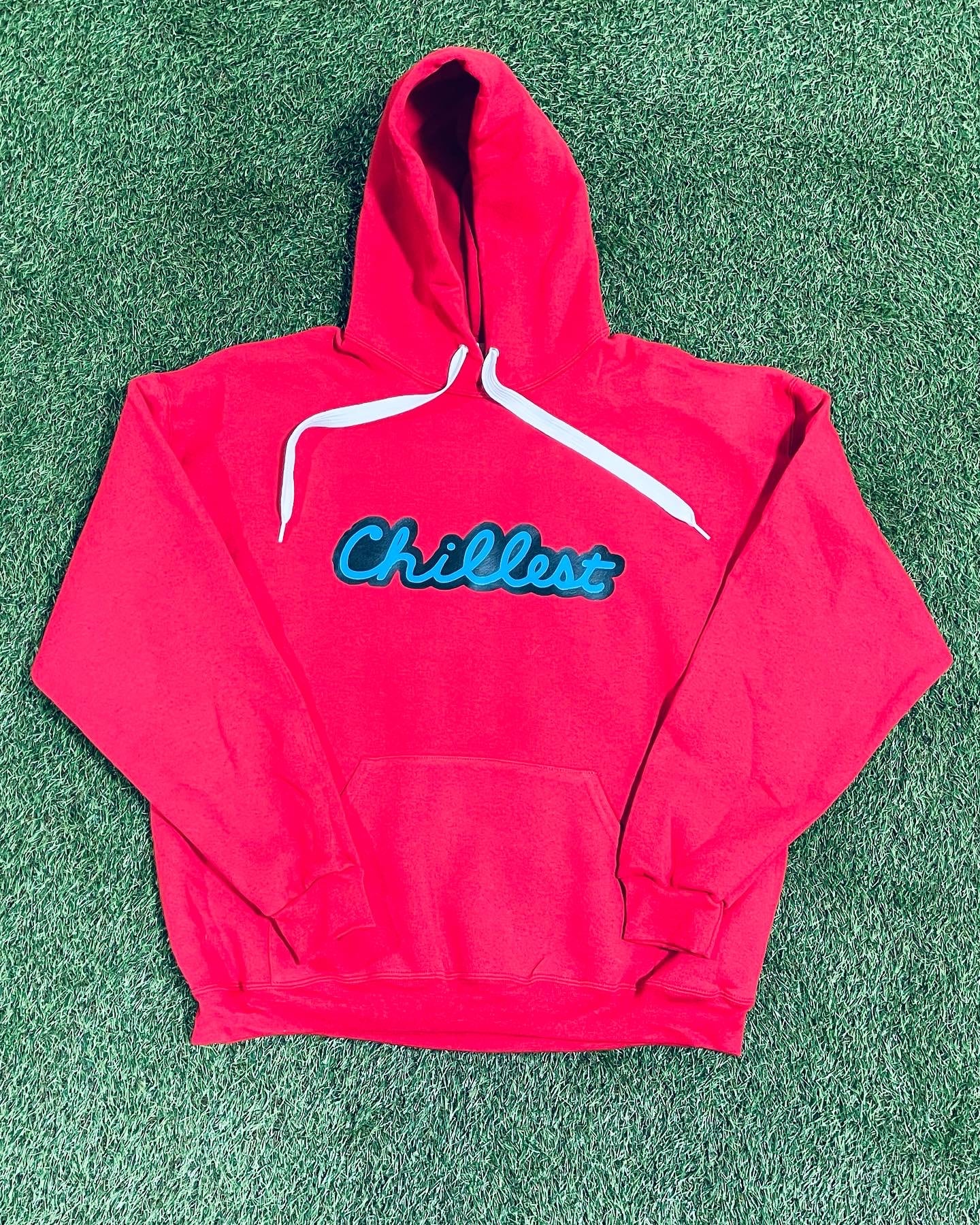 Chillest Hoodie Red / Blue